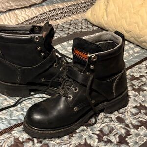 Harley-Davidson Black Leather ladies Boots